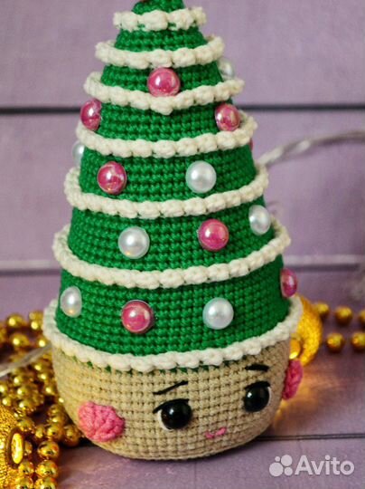 Вязаная елочка