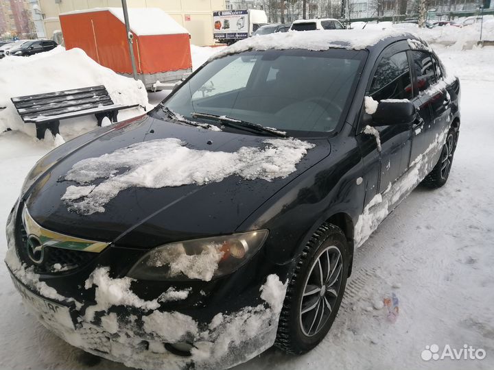 Mazda 3 2.0 МТ, 2008, битый, 250 000 км