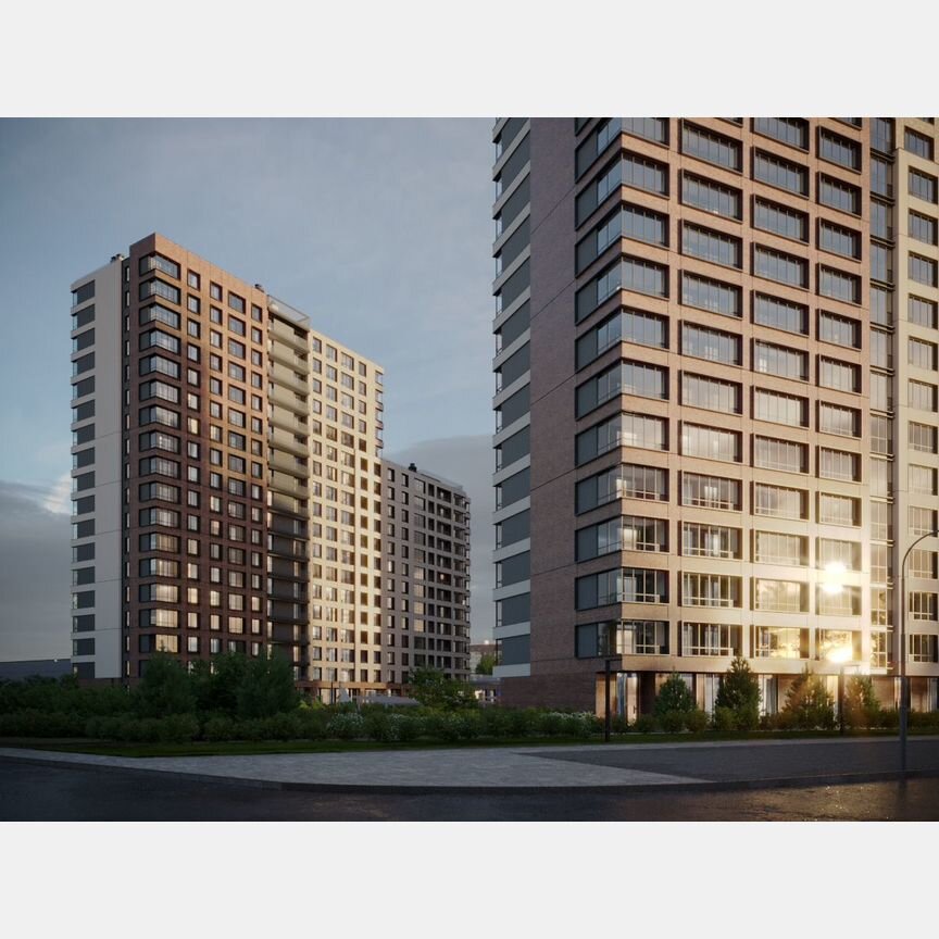 2-к. квартира, 70 м², 6/13 эт.