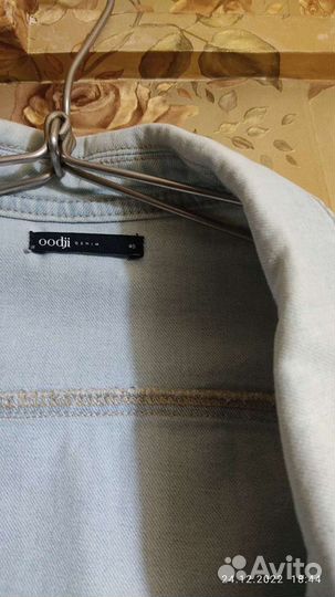 Джинсовая куртка 44