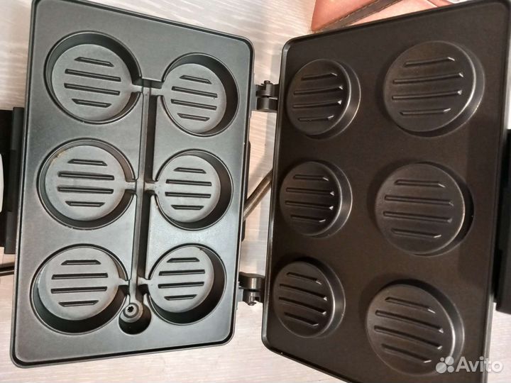 Электрокотлетница вафельница (тефлоновое покрытие)