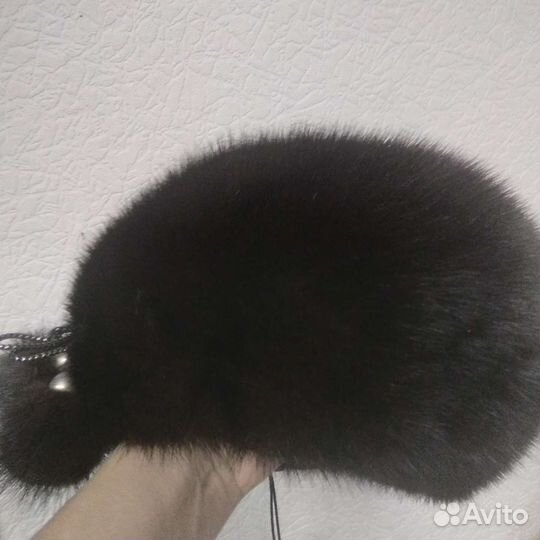 Берет жен. Норковый. Б. у. 500