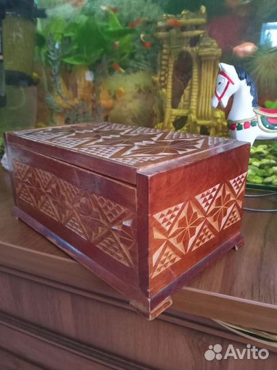Шкатулка деревянная СССР