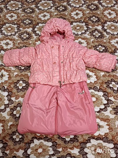 Зимний комбинезон для девочки 80