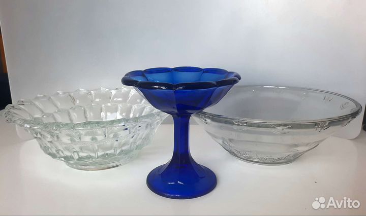 Вазы для фруктов и варенья СССР винтаж