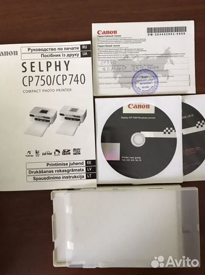 Фотопринтер Canon selphy CP750