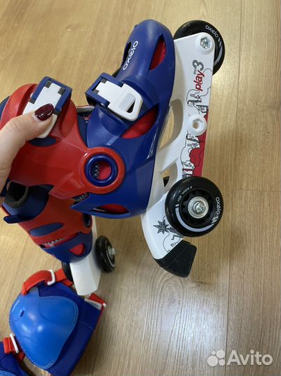 Роликовые коньки детские oxelo ролики ребенка