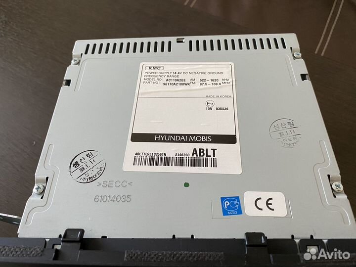 Штатная магнитола Kia ceed 2