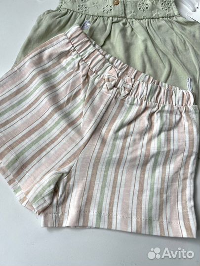 Летний комплект для девочки 80,86 ca