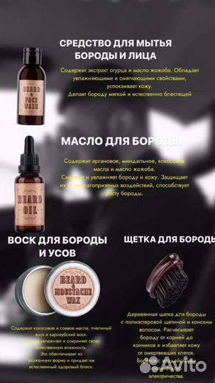 Подарочный набор для ухода за бородой