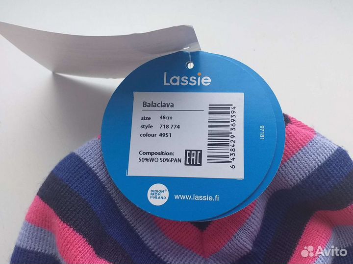 Шапка шлем lassie р 48