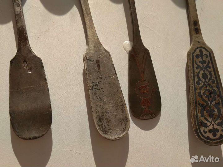 Ложки серебряные антикварные за 4 шт