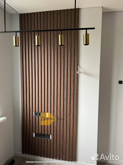 Декоративные рейки деревянные