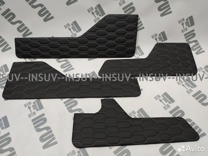 Вставки в двери из экокожи Нива Урбан 