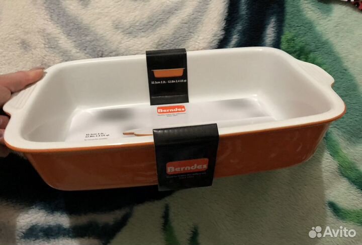 Прямоугольная жаровня керамика