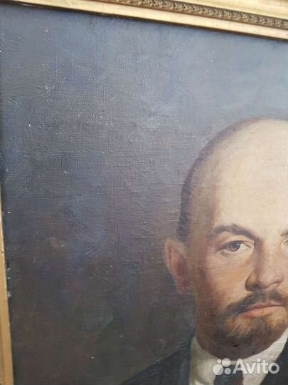 Портрет В.И. Ленина. Живописец Бенашвили Г.И