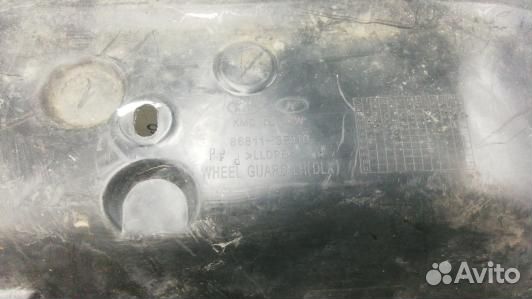 Защита арок (защита крыла, подкрылок) задняя левая