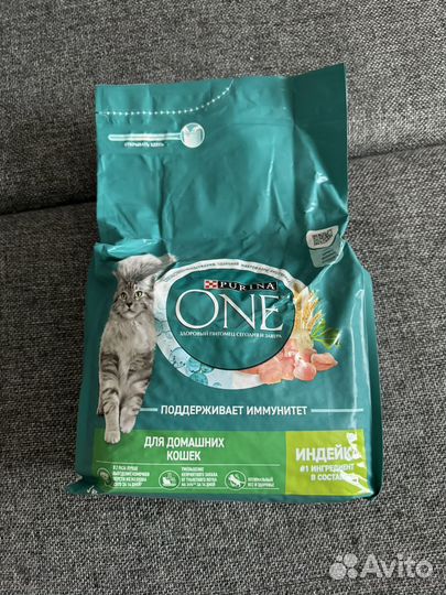 Purina one 3кг для кошек