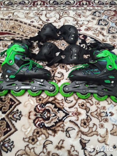 Роликовые коньки детские раздвижные