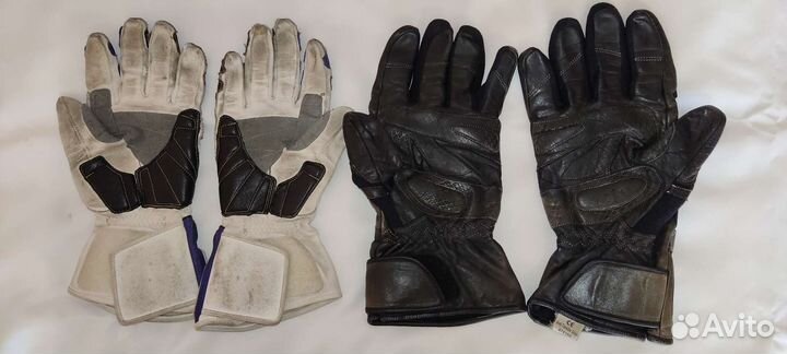 Мотоциклетные мотоперчатки кожаные