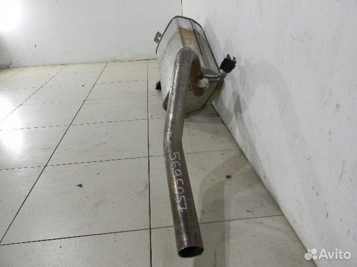 Задняя банка глушителя