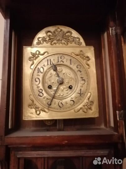 Антиквариат часы с маятником немецкие
