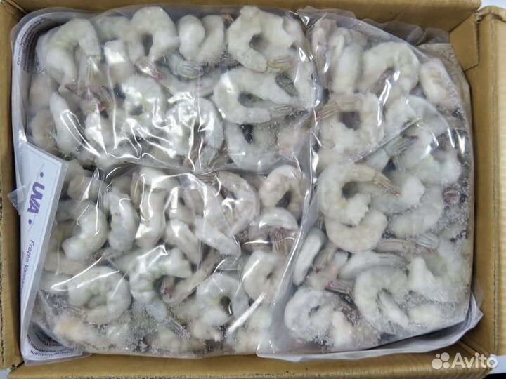 Креветка очищенная с хвостиком 21/25