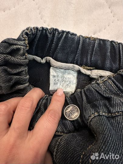 Джинсы на флисе