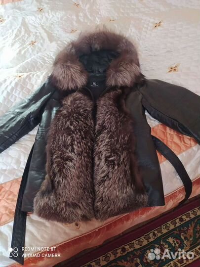 Куртка кожаная женская 48 размер натуральная