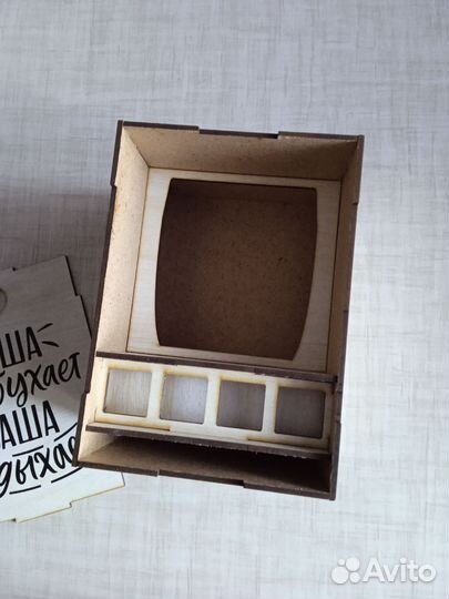 Подарочная коробка упаковка, для стакана