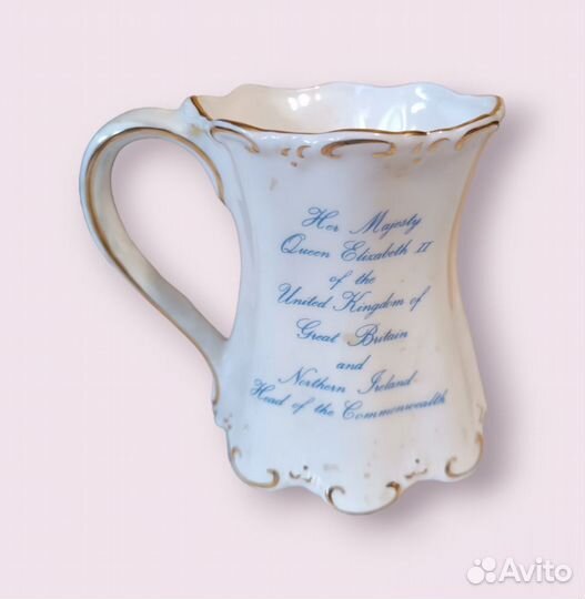 Кружка костяной фарфор редкий экземпляр Англия