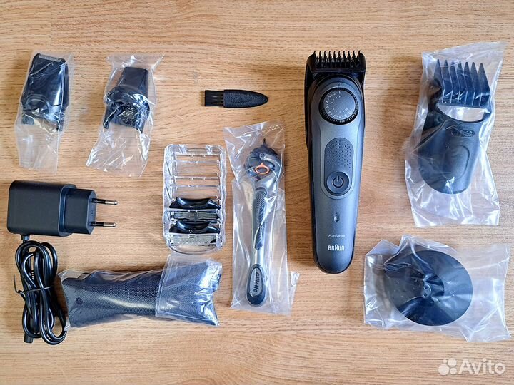 Триммер для бороды Braun BT7340 + Бритва Gillette