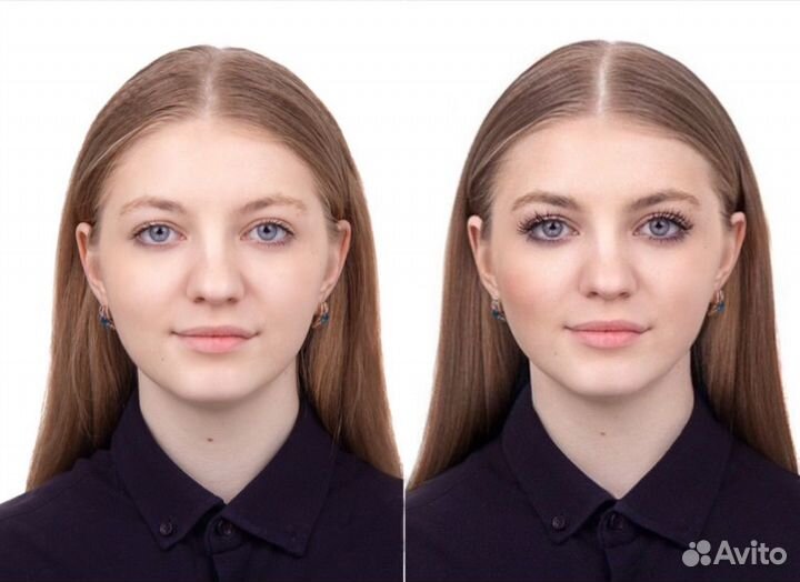 Красивое фото на паспорт, ретушь фото