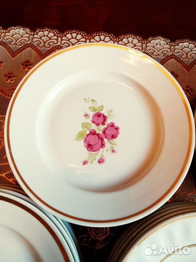 Фарфоровые тарелки СССР винтаж