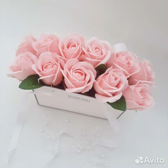 Букет из мыльных цветов