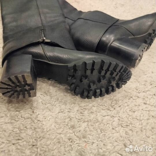 Сапоги женские натуральная кожа 36