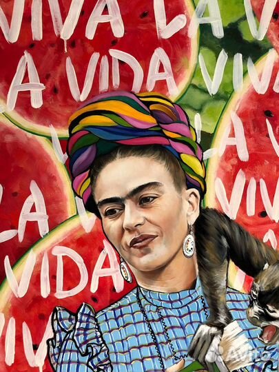 Картина маслом на холсте. Фрида Кало