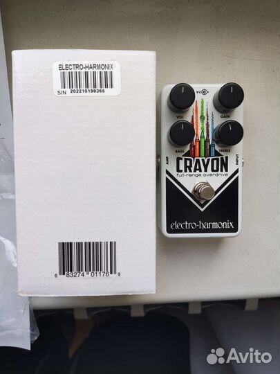 Педаль Овердрайв Electro-Harmonix EHX Crayon 69