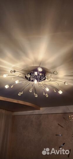 Люстра потолочная бу
