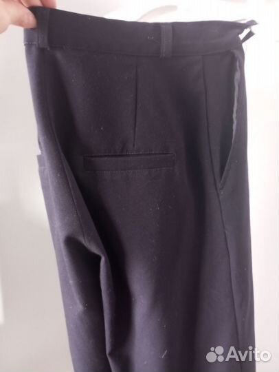 Брюки палацо темно синие 152 размер