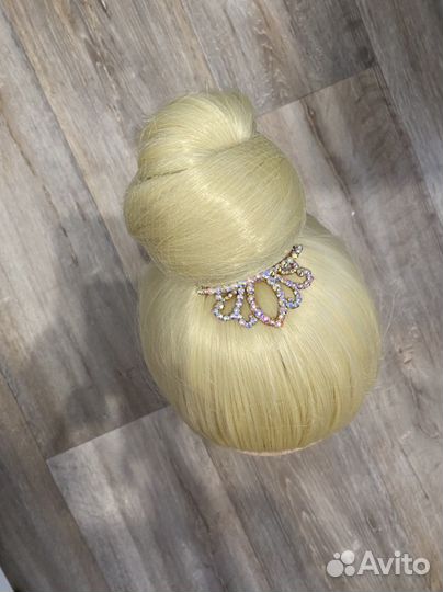 Тика, украшение для пучка, коронка для гимнастки