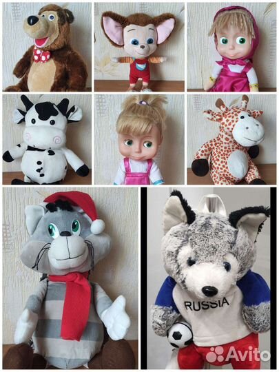 Мягкие игрушки и рюкзачки