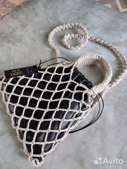 Авоська сумка мини макраме