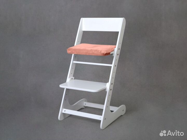 Белый растущий стул