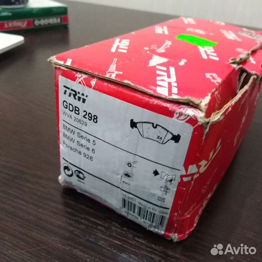 Тормозные колодки TRW на BMW E 28, E 30 и др