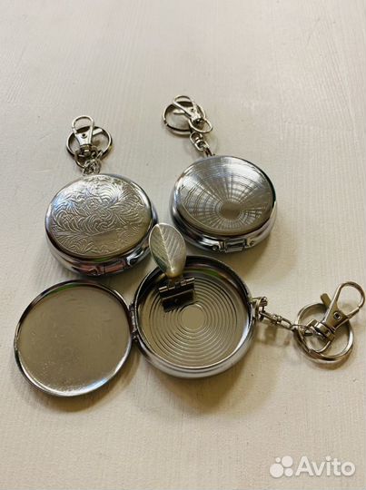 Карманная пепельница, металл