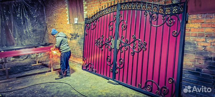Кованные ворота
