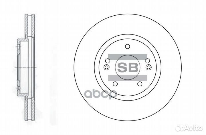 Диск тормозной SD1060 Sangsin brake