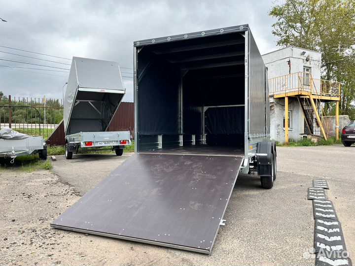 Прицеп сст 7132-19-Ш (Борт-Аппарель и Тент 1.53)