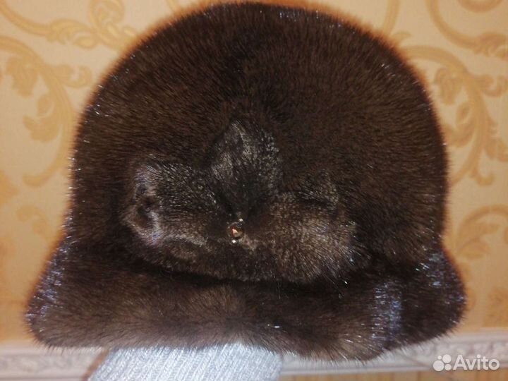 Шапка норковая женская